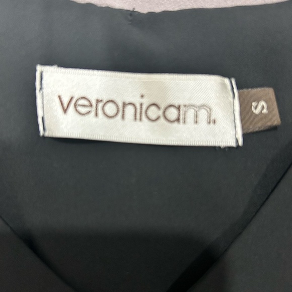 VERONICA M Onyx/Black Sleeveless V-Neck Tank Blouse/Top in Size S - Picture 4 of 4